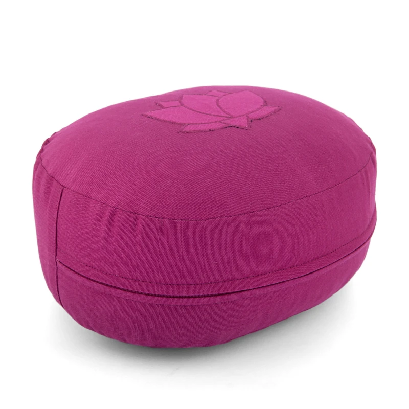 poduszka do medytacji oval bakłażan-2.jpg