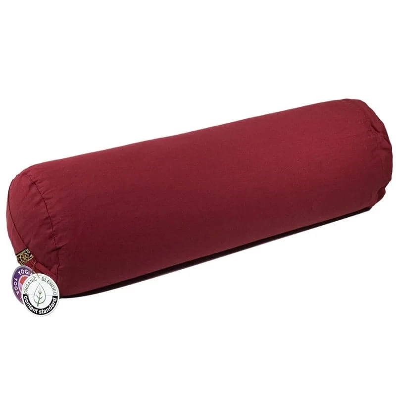Bawełniany bolster Yogi & Yogini czerwony.jpg
