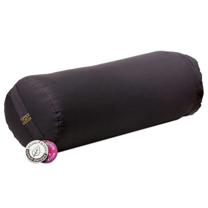 Bawełniany bolster Yogi & Yogini antracyt.jpg