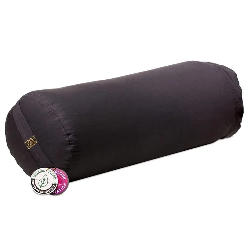Bawełniany bolster Yogi & Yogini antracyt.jpg