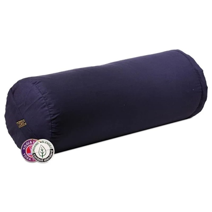 Bawełniany bolster Yogi & Yogini granatowy.jpg
