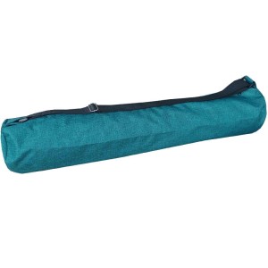 Torba na matę turkusowa o strukturze lnu 75 cm 
