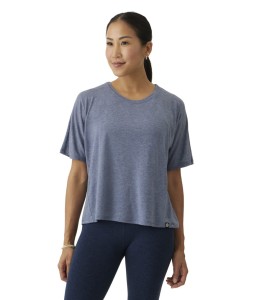 Manduka Atmana Tee Koszulka T-shirt  Vintage Indigo L