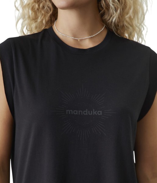 Manduka Warrior Tee Bezrękawnik Black-2.jpg