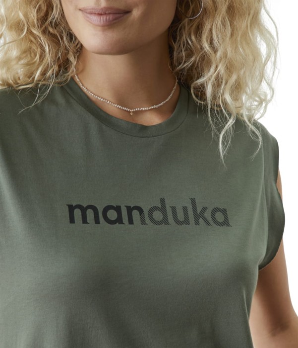 Manduka Warrior Tee Bezrękawnik Earth-2.jpg