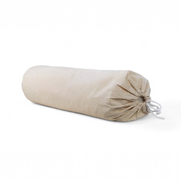 Pokrowiec na wałek z łuską gryki, bolster – natural cotton-1.jpg