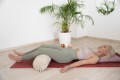 Wałek do jogi z gryką, bolster - natural cotton-3.jpg