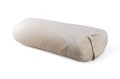 Wałek do jogi z gryką, bolster- natural cotton flat.jpg