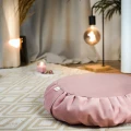 Poduszka do medytacji, zafu z gryką - różowa-2.webp
