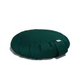 Poduszka do medytacji, zafu z gryką - natural cotton flat zielona.jpg